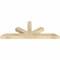 Ekena Millwork Saratoga Rough Sawn Timber Gable Bracket, Douglas Fir, 60"W x 22"H x 4"D x 4"F, 9/12 Pitch GBW060X22X0404SAR00RDF - alternate 2